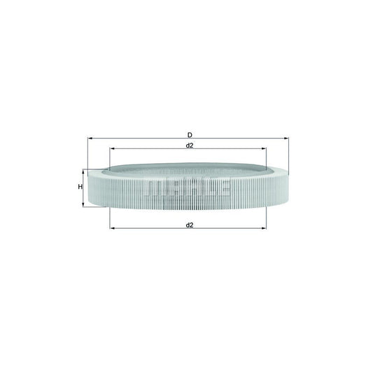 MAHLE ORIGINAL LX 58 Air Filter Filter Insert