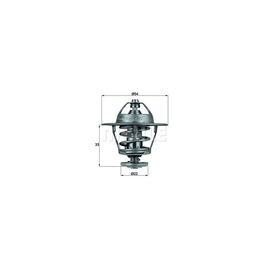 MAHLE ORIGINAL TX 53 85D Engine thermostat Opening Temperature: 85°C, with seal