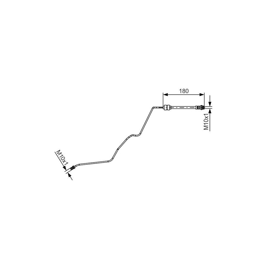 BOSCH 1 987 481 420 Brake Hose 180Mm M10X1 