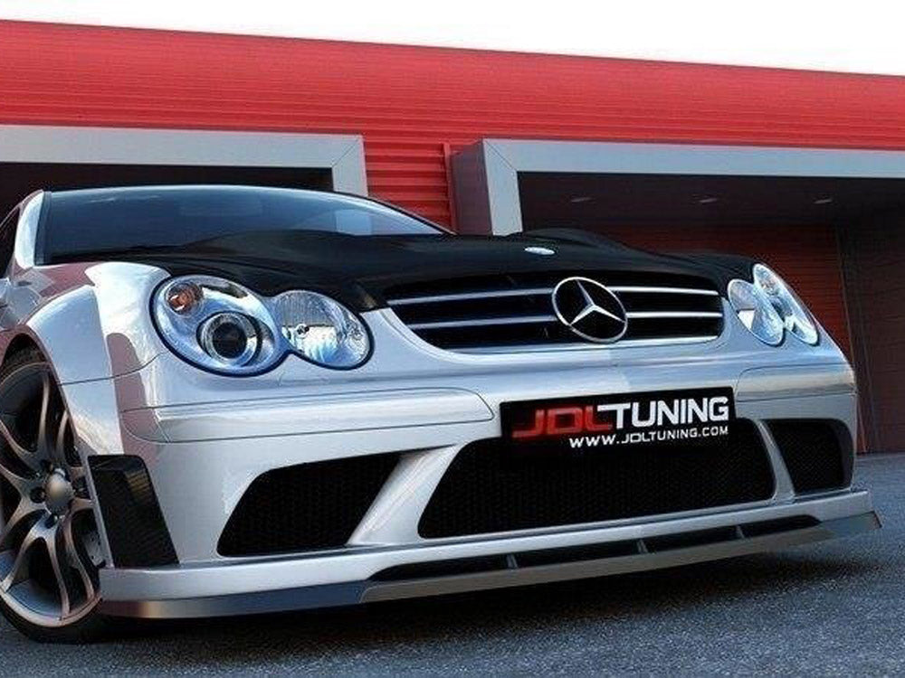 Maxton Design ME-CLK-209-BLACK-FD1T Front Splitter Mercedes CLK W209 | Duco Car Parts UK Car Parts