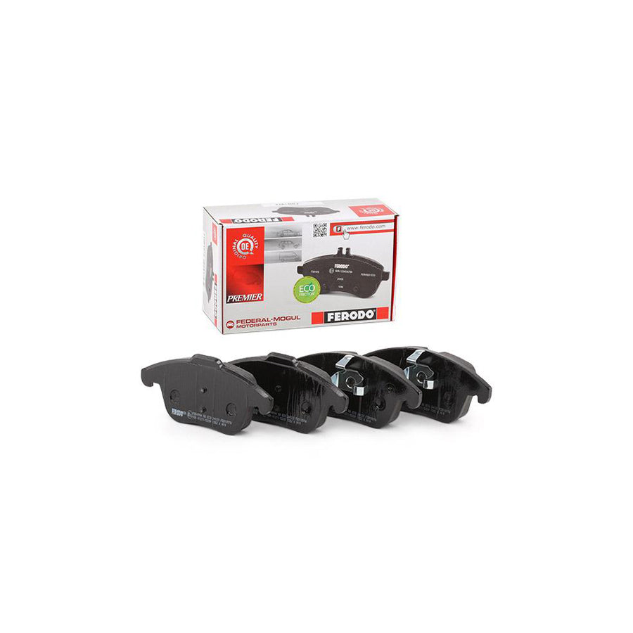 Ferodo Fdb1897W Brake Pad Set Premier Not Prepared For Wear Indicator With Piston Clip