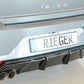 Rieger 00088168 SEAT KJ Rear Diffuser for Sport Tailpipe Left (Ibiza FR & Ibiza) - Glossy Black