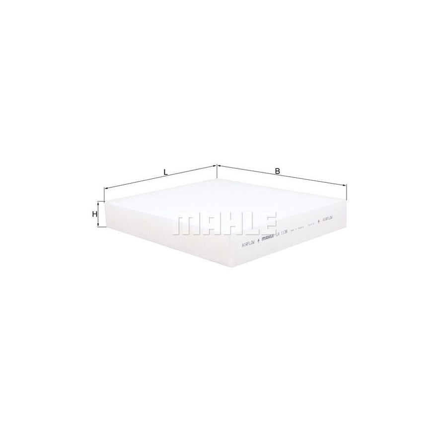 MAHLE ORIGINAL LA 1138 Pollen filter Particulate Filter