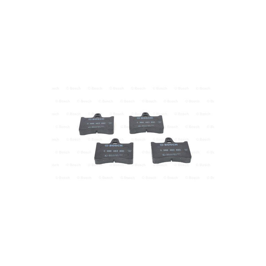 Bosch 0986463890 Brake Pad Set With Mounting Manual BP644