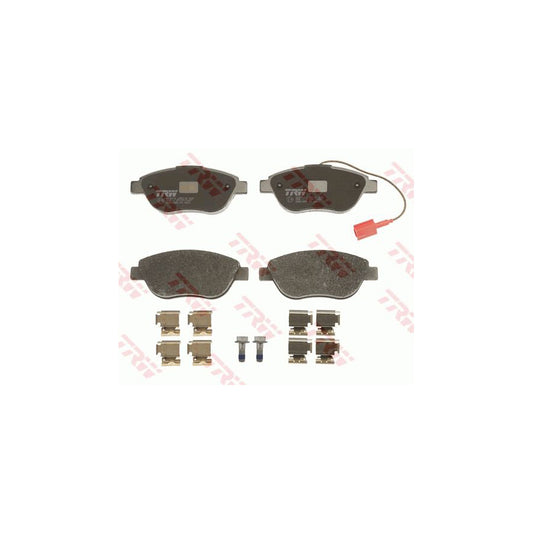 TRW Cotec Gdb1655 Brake Pad Set Incl Wear Warning Contact With Brake Caliper Screws With Accessories