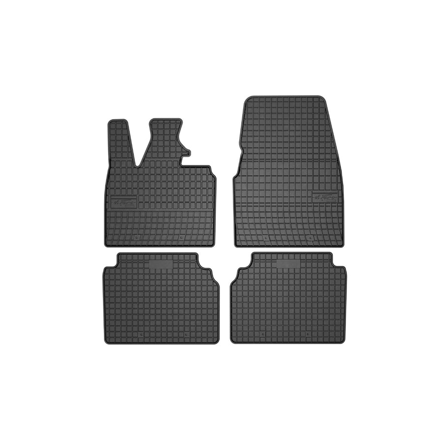 FROGUM Tailored, Basic 411098 Floor mat set for BMW i3 (I01) Elastomer, Front and Rear, Quantity: 4, Black, (LHD)