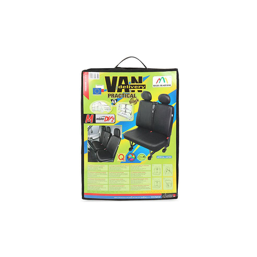 KEGEL 5-1424-244-4010 Car seat cover Black, Leatherette, Front, Rear