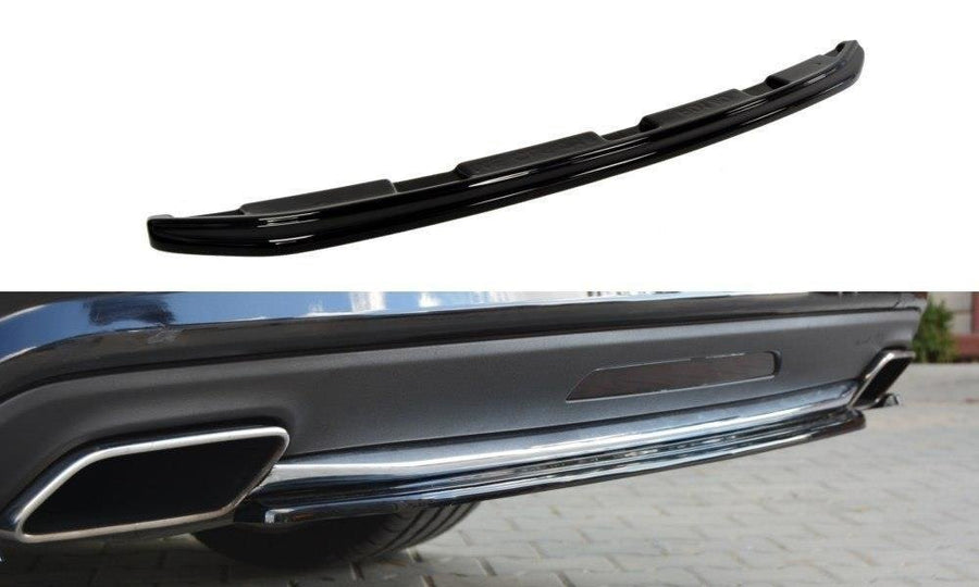 Maxton Design ME-CLS-218-RD1T Central Rear Splitter (without vertical bars) Mercedes Benz CLS-Class C218 AMG-Line | Duco Car Parts UK Car Parts