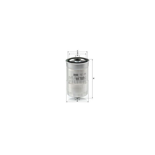 MANN-FILTER WK 730/2 x Fuel filter with seal