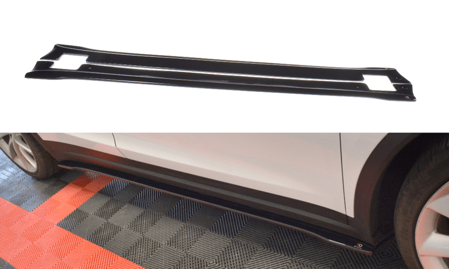Maxton Design TE-MODELX-SD2T Side Skirts Diffusers V.2 Tesla Model X | Duco Car Parts UK Car Parts