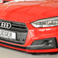 Rieger 00088173 Audi B9 F5 Front Splitter (A5 & S5) - Glossy Black