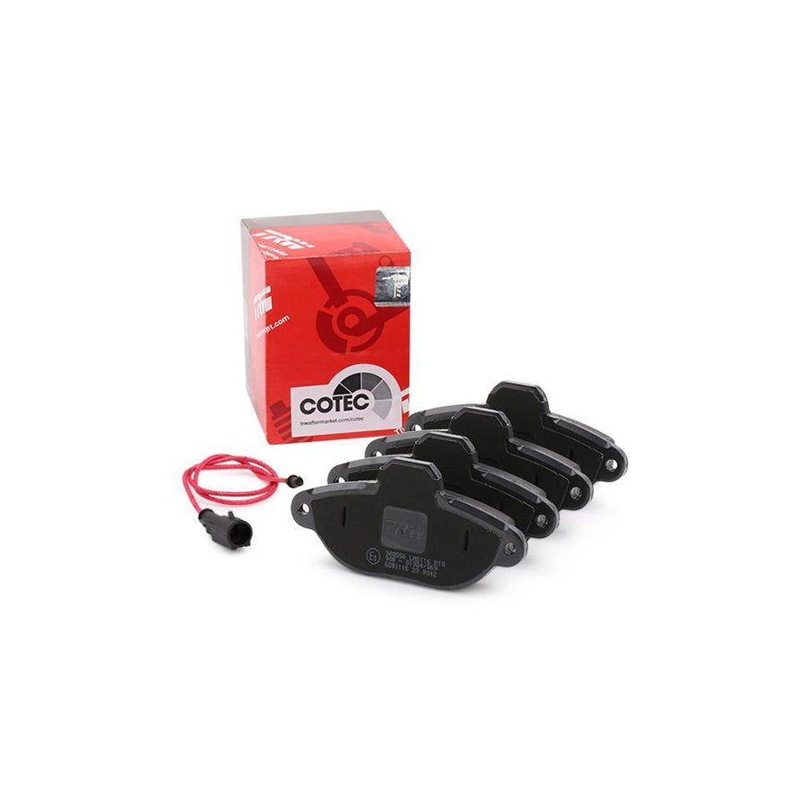 TRW Cotec Gdb1115 Brake Pad Set Incl Wear Warning Contact