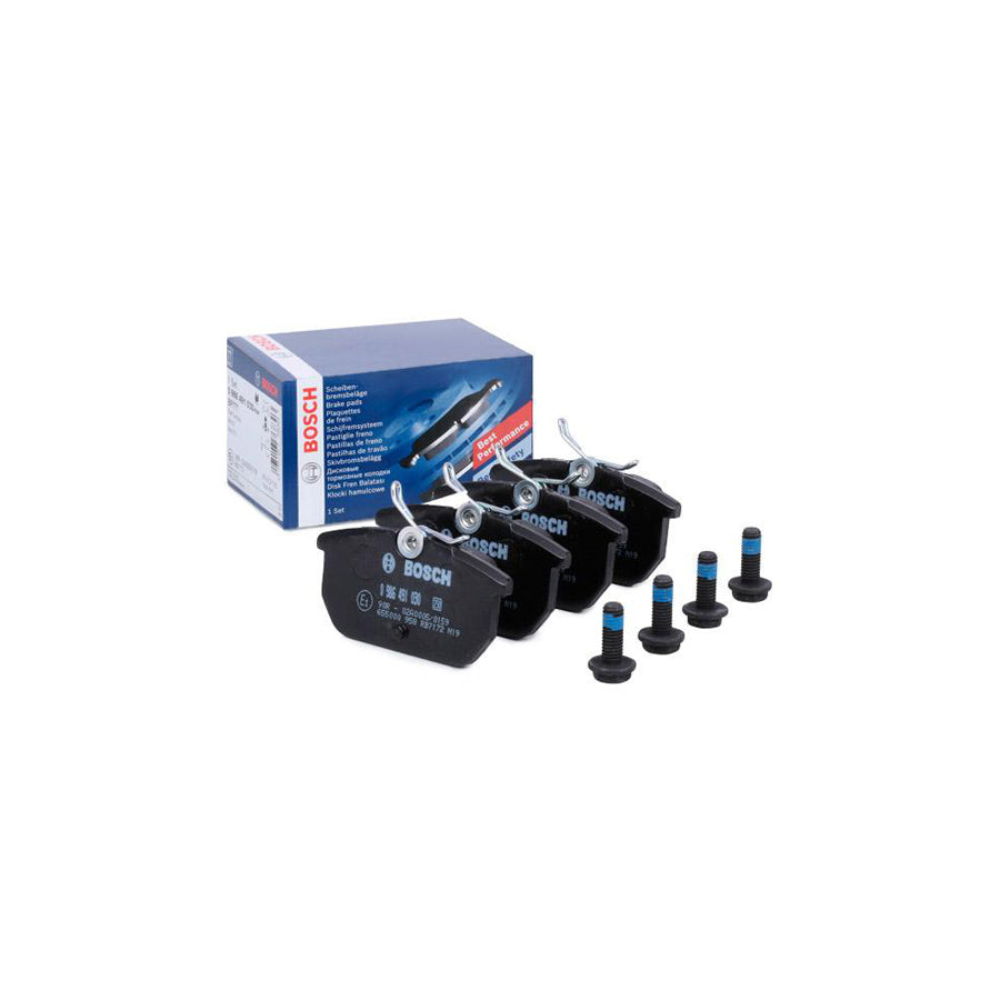 Bosch 0986491030 Brake Pad Set With Bolts Screws With Mounting Manual BP777