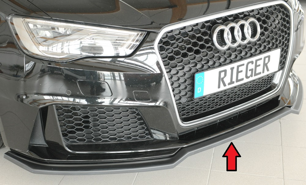 Rieger 00056828 Audi 8V RS3 Front Splitter