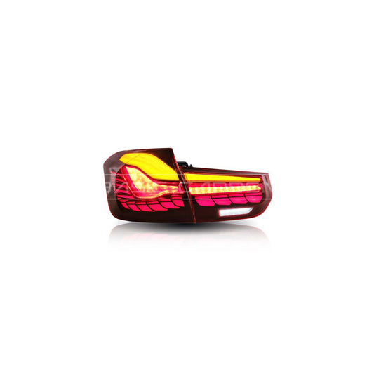 Basic Carbon BMW F30 F35 F80 GTS Style LED Tail Lights (Inc. 330i, 335i, 340i & M3)