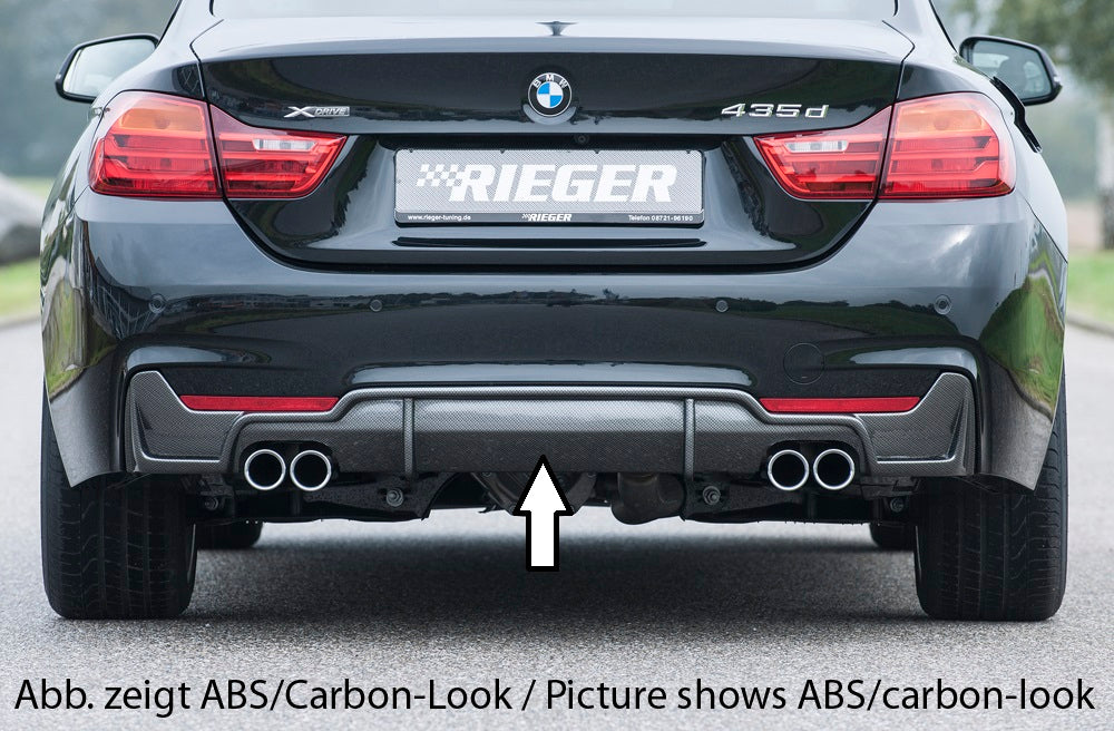 Rieger 00053480 BMW 4 Series F32 F33 F36 Rear Diffuser