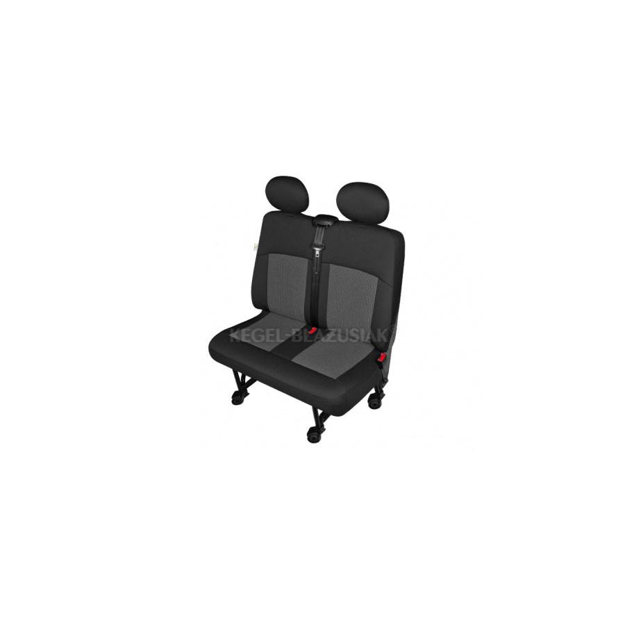 KEGEL 5-1673-233-4015 Car seat cover Black, Polyester, Front, Rear