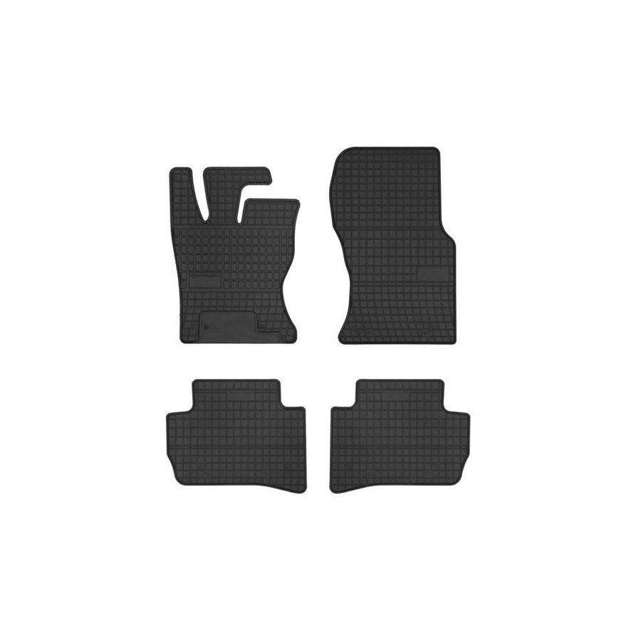 FROGUM 401860 Floor mat set for LAND ROVER Range Rover Velar (L560) Elastomer, Front and Rear, Quantity: 4, Black