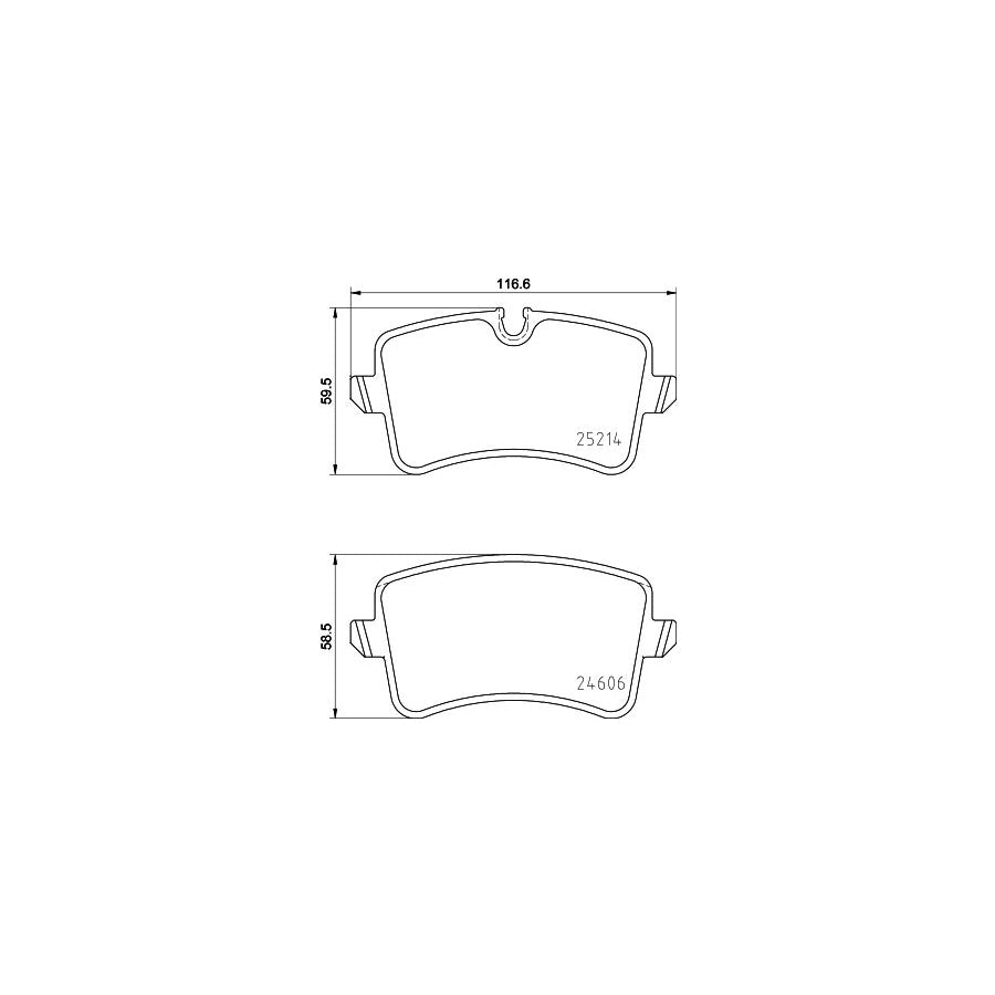 Hella 8DB 355 016 061 Brake Pad Set Incl Wear Warning Contact With Accessories