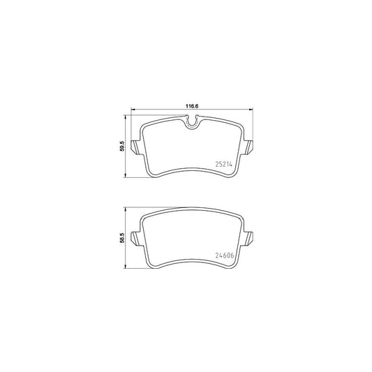 Hella 8DB 355 016 061 Brake Pad Set Incl Wear Warning Contact With Accessories