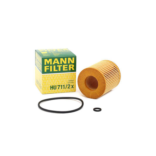 MANN-FILTER HU 711/2 x Oil Filter with seal, Filter Insert