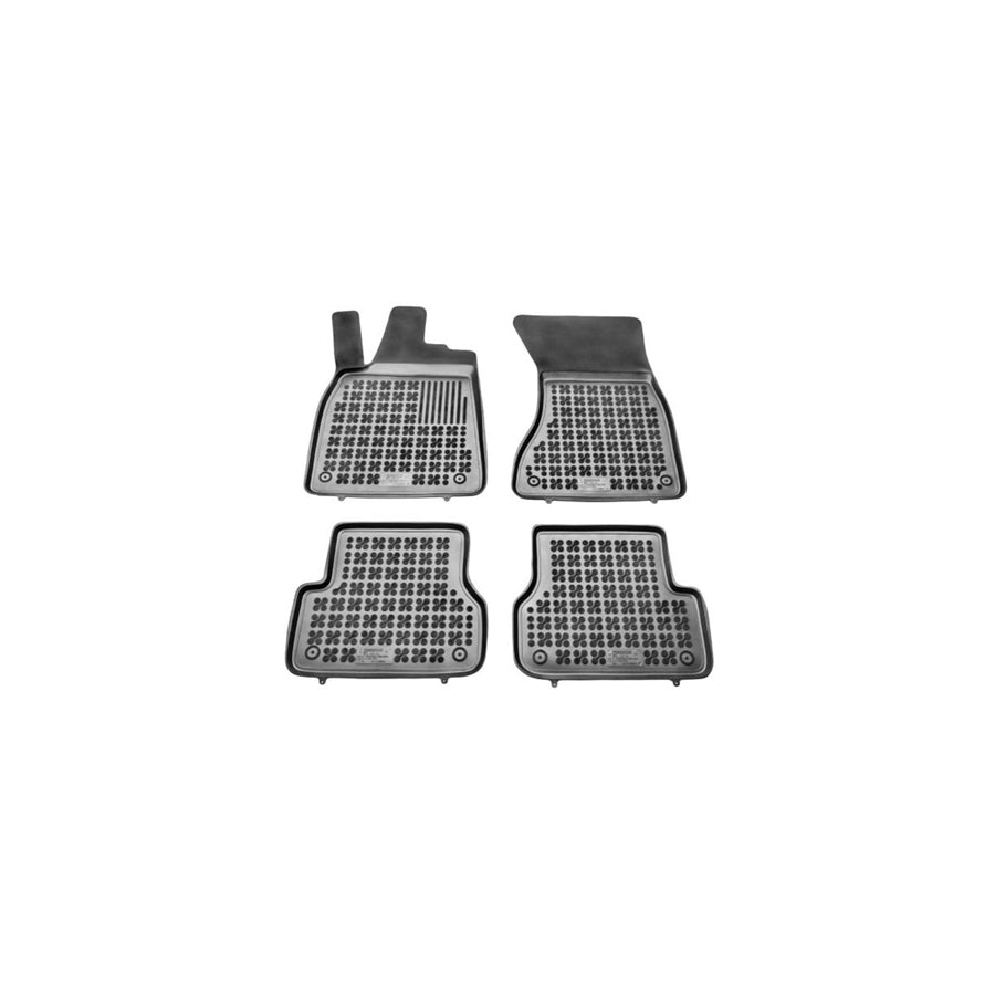 REZAW PLAST Tailored 200314 Floor mat set Elastomer, Front and Rear, Quantity: 4, Black