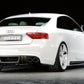 Rieger 00099890 Audi B8 B81 Rear Diffuser for Twin Tailpipe Left & Right (A5 & S5) - Carbon-Look