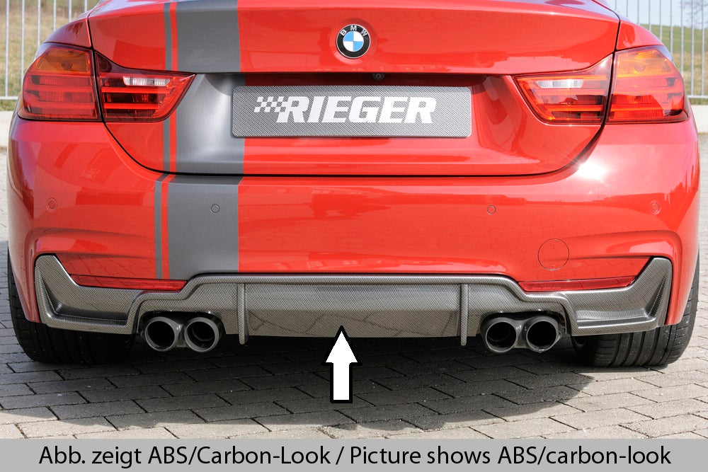 Rieger 00053479 BMW 4 Series F32 F33 F36 Rear Diffuser