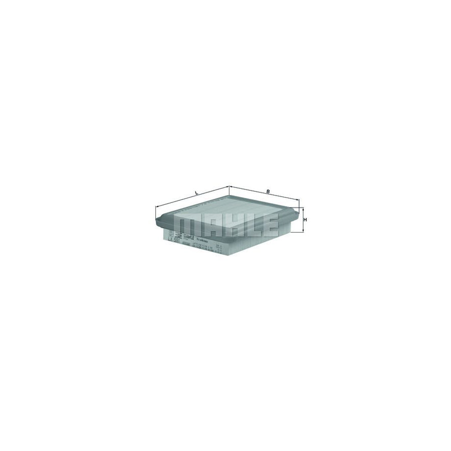 MAHLE ORIGINAL LX 591 Air Filter Filter Insert