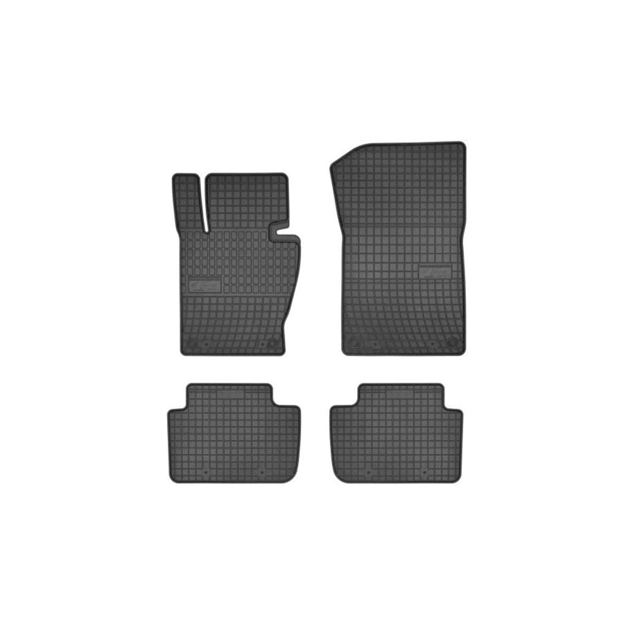 FROGUM Tailored 0667 Floor mat set for BMW X3 (E83) Elastomer, Front and Rear, Quantity: 4, Black, (LHD)