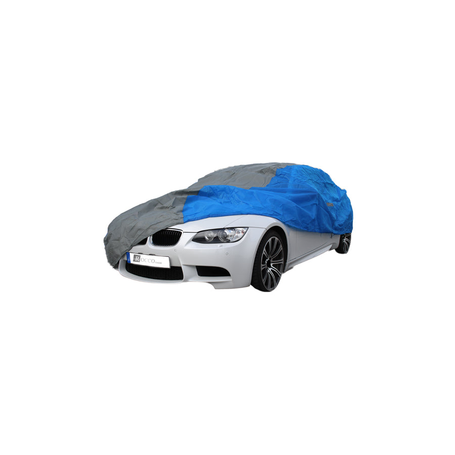 ROCCO 0359 Car cover full-size, L 180x485 cm, Blue/silver