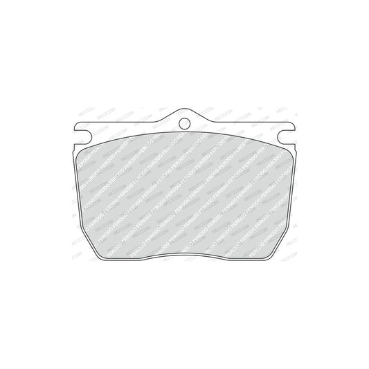 Ferodo Premier Fcv898 Brake Pad Set Not Prepared For Wear Indicator