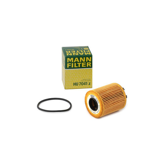 MANN-FILTER HU 7041 z Oil Filter with seal, Filter Insert