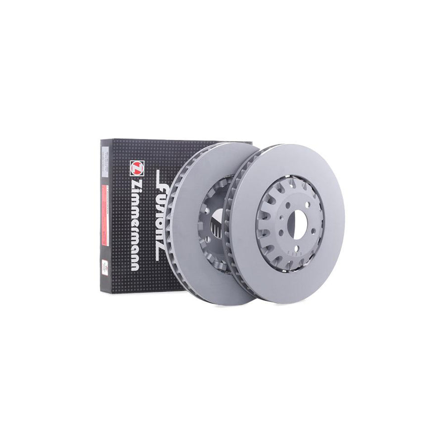 ZIMmERMANN 100 3374 75 Brake Disc Two piece brake disc Vented Coated Alloyed High carbon
