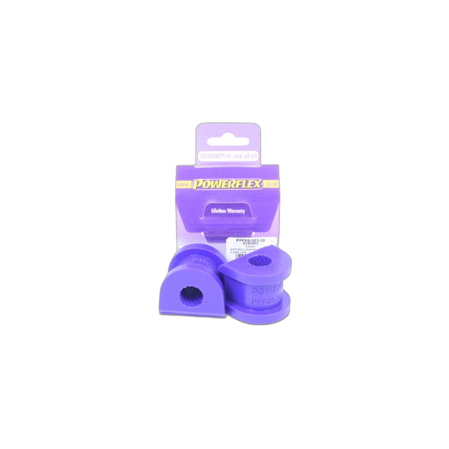 Powerflex PFF69-503-18 Subaru Front Anti Roll Bar Bush 18mm (Inc. Legacy, Impreza, Forester) | Duco Car Parts UK Car Parts