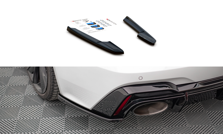 Maxton Design AU-RS6-C8-RSD2T Rear Side Splitters V.2 Audi RS6 C8 / RS7 C8 | Duco Car Parts UK Car Parts
