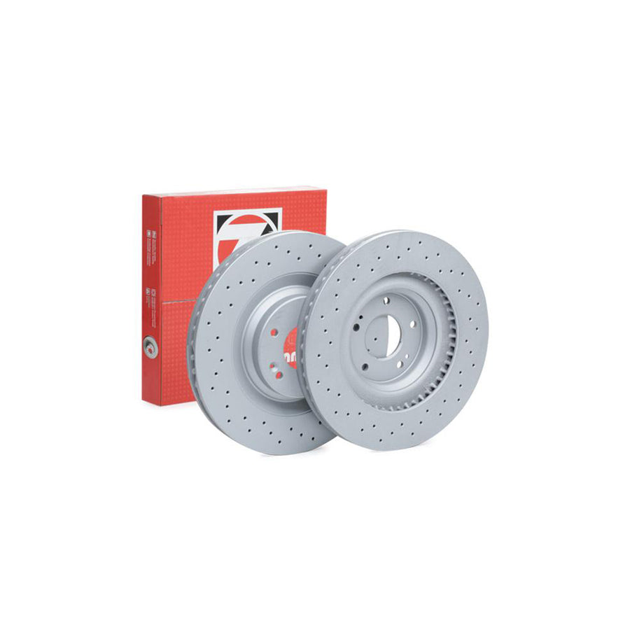 ZIMmERMANN 285 3537 52 Brake Disc for HYUNDAI i30 Internally Vented Perforated Coated