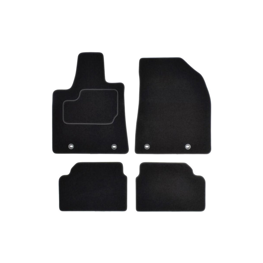 MAMMOOTH A041 LEX47 PRM 01 Floor mat set for LEXUS RX IV (AL20) Textile, Front and Rear, Quantity: 4, Black