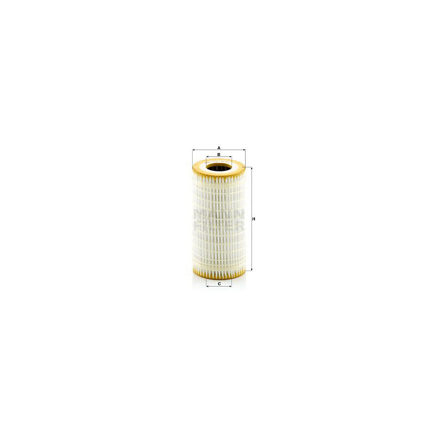 MANN-FILTER HU 7034 z Oil Filter with seal, Filter Insert