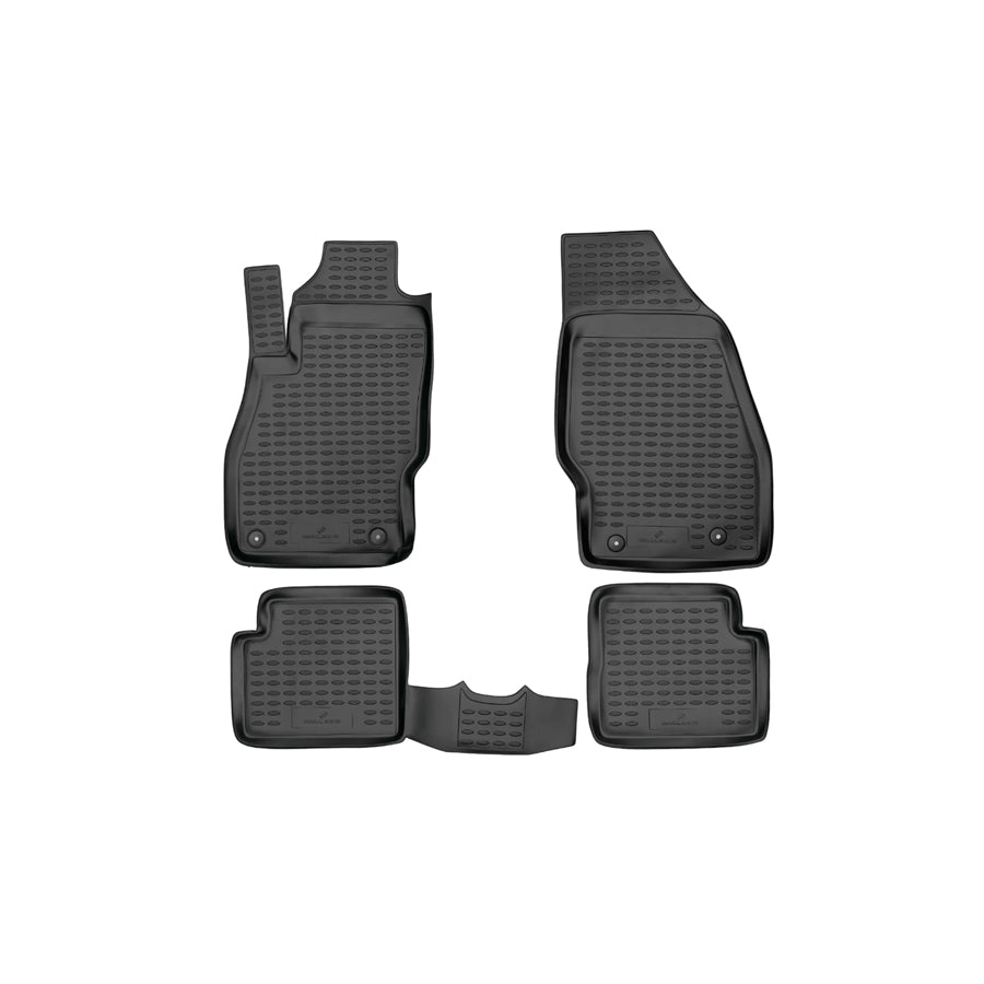 WALSER XTR 75037 Floor mat set Front and Rear