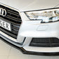 Rieger 00088169 Audi 8V Front Splitter (A3 & S3) - Glossy Black