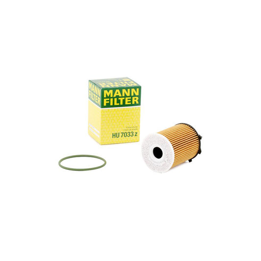 MANN-FILTER HU 7033 z Oil Filter with seal, Filter Insert