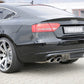 Rieger 00099887 Audi B8 B81 A5 Rear Diffuser for Twin Tailpipe Left & Right - Carbon-Look