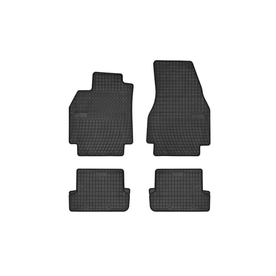 FROGUM Tailored 0750 Floor mat set for RENAULT MEGANE Elastomer, Front and Rear, Quantity: 4, Black, (LHD)