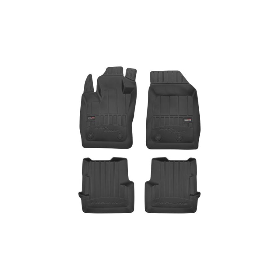 FROGUM 3D408494 Floor mat set for JEEP Renegade Off-Road (BU, B1) Elastomer, Front and Rear, Quantity: 4, Black
