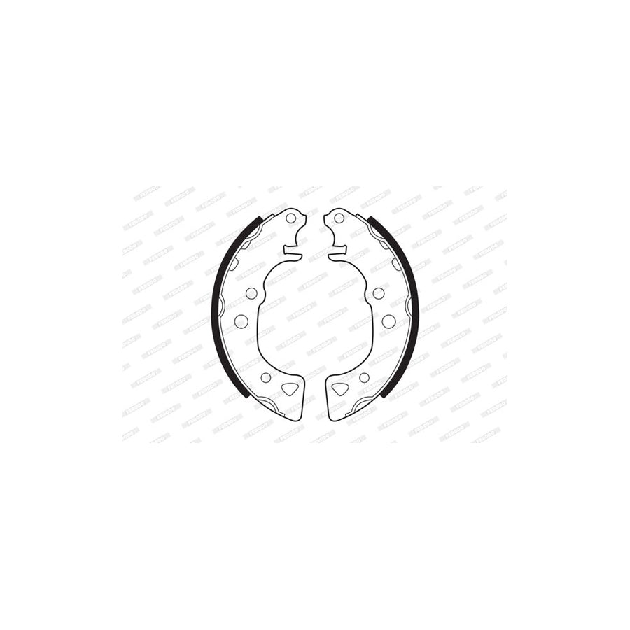FERODO PREMIER FSB232 Brake Shoe Set with accessories