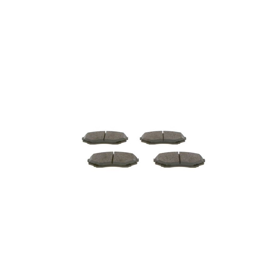 Bosch 0986494855 Brake Pad Set For Mazda E Series Iv Platform Chassis Sd1 Sl With Acoustic Wear Warning With Anti Squeak Plate BP2029