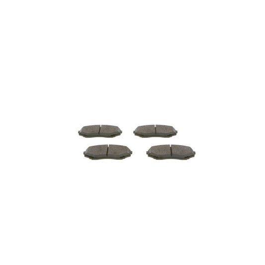 Bosch 0986494855 Brake Pad Set For Mazda E Series Iv Platform Chassis Sd1 Sl With Acoustic Wear Warning With Anti Squeak Plate BP2029