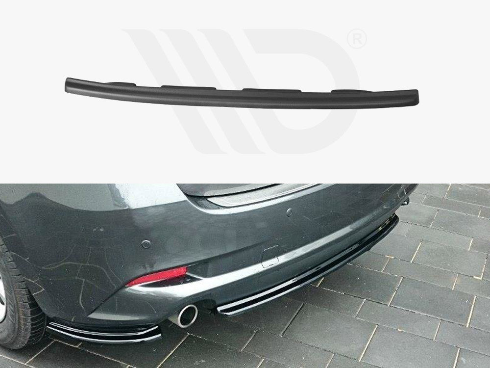Maxton Design MA-3-3F-RD1T Central Rear Splitter Mazda 3 MK3 Facelift | Duco Car Parts UK Car Parts