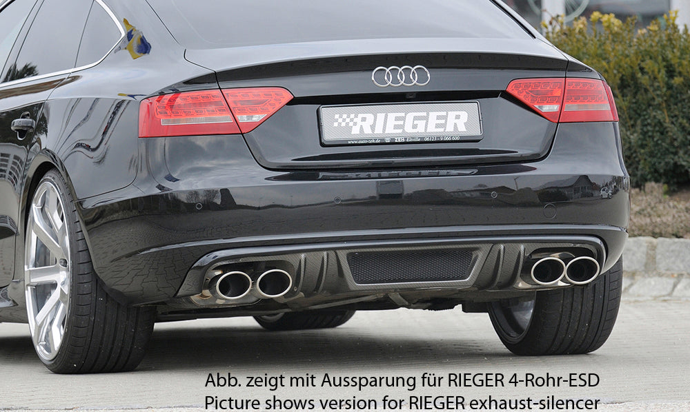 Rieger 00099886 Audi B8 B81 A5 Rear Diffuser